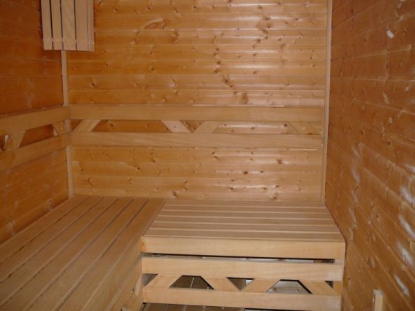 Sauna v relaxačním centru Ohrada