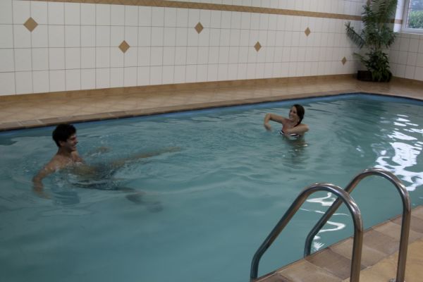 Rekreační bazén v penzionu Ohrada